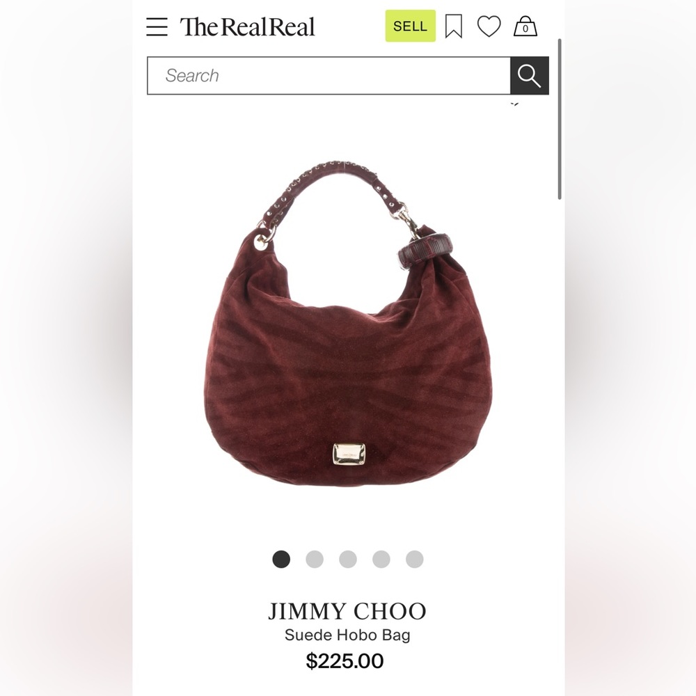Authenticated Jimmy Choo Hobo bag